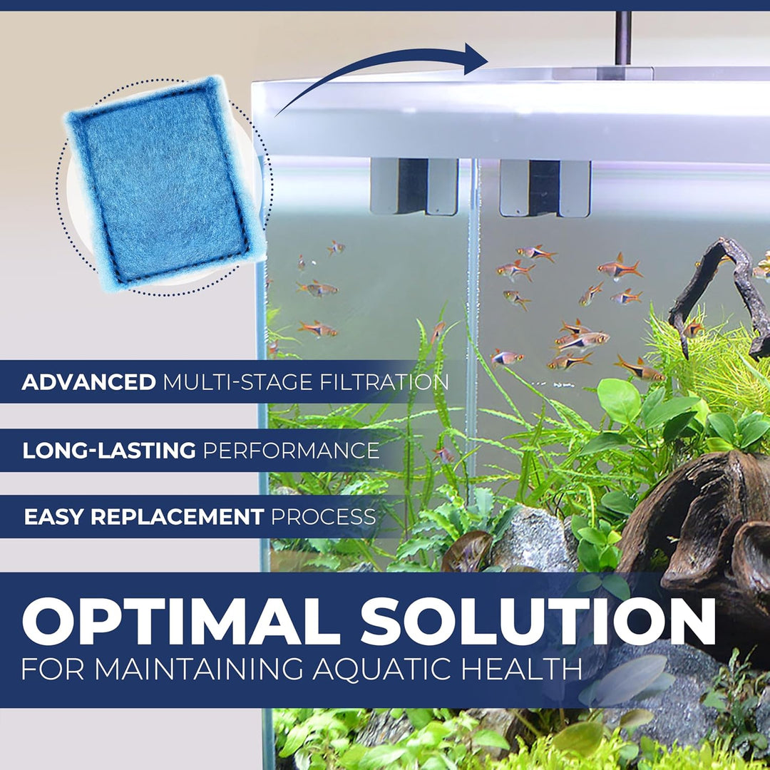 16 Pack, Rite Size C Aquarium Filter Cartridges Compatible with Marineland Penguin Power Filters 200 & 350 and PRO 275 & 375