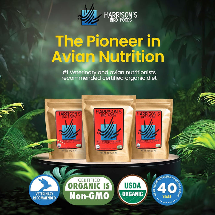 Harrison's High Potency Coarse Bird Food 5 LB