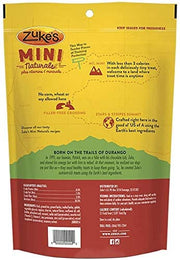 (2 Pack) Zuke Mini Naturals Dog Treats Duck Flavor 16 oz (1 Lb) with 10ct Pet Wipes
