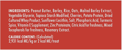 (2 Pack) Zuke Mini Naturals Dog Treats Peanut Butter 16 oz (1 Lb) - Zukes Soft & Chewy Training Treats - with 10ct Wipes