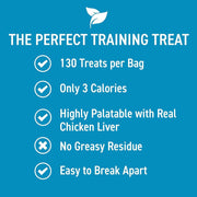 (3 Pack) Cloud Star Tricky Trainers Soft & Chewy Training Treats for Dog. Low Calorie. Salmon 14 oz, with 10ct Pet Wipes