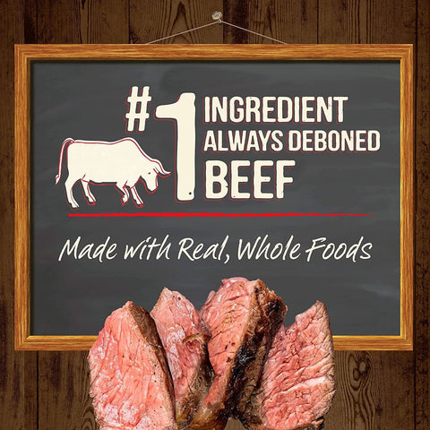 (4 Pack) Merrick Power Bites - Big Bites Real Chicken and Beef Recipe Dog Treat, 6Oz with 10ct Pet Wipes