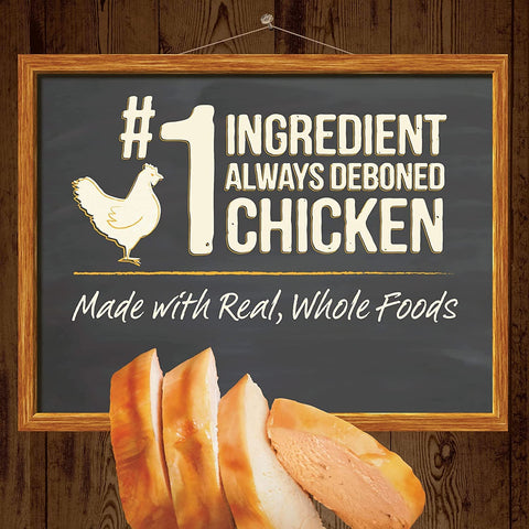 (4 Pack) Merrick Power Bites - Big Bites Real Chicken and Beef Recipe Dog Treat, 6Oz with 10ct Pet Wipes