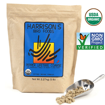 Harrison's Pepper Lifetime Coarse Bird Food 5 LB