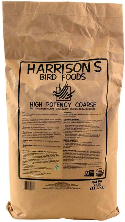 Harrison's High Potency Coarse Bird Food 25 LB